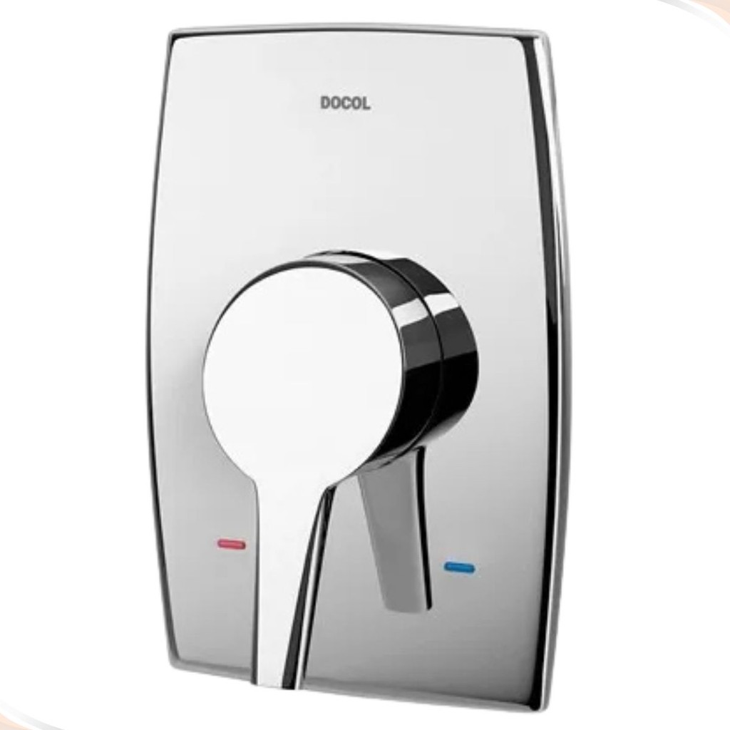 Acabamento para Registro Docol Monocomando para Ducha Cromado 3/4" Nexus Docol
