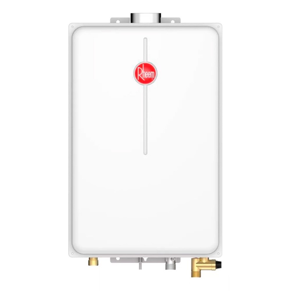 Aquecedor De Água A Gás Digital Rheem 35 Litros GN Branco Bivolt Para Sistemas