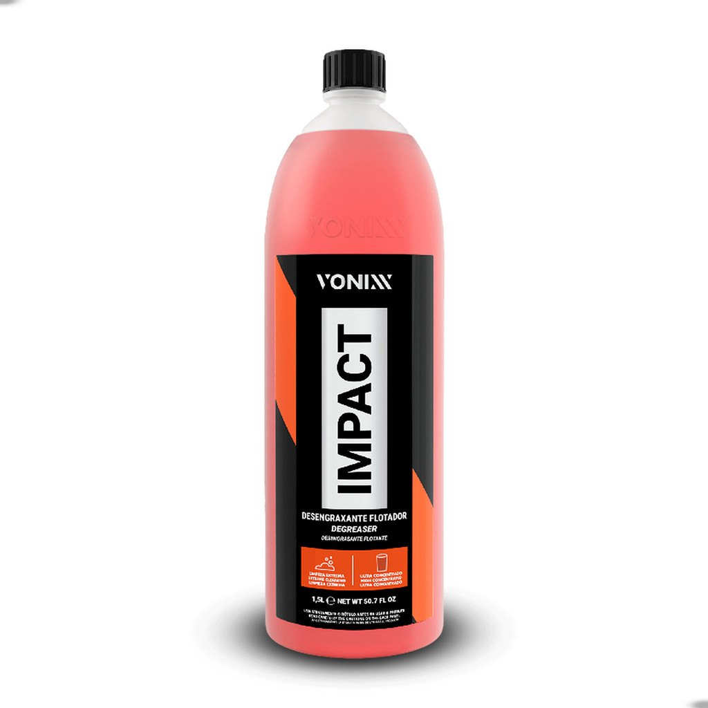 Desengraxante Impact Vonixx 500ml - Ultra Concentrado para Limpeza Profunda de Chassis, Pneus e Carpetes Ecologicamente em Oferta na Shopee