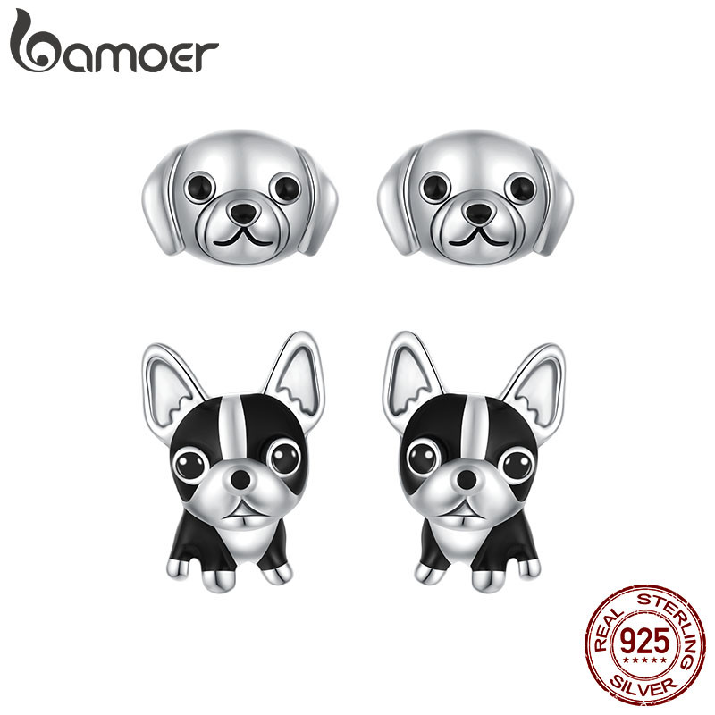 Brincos De Prata Esterlina 925 Bamoer , Joias Fofas Para Cães , Presentes Mulheres em Oferta na Shopee