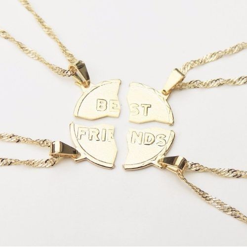 Colar Amizade Best Friends 4 Partes Melhores Amigas - B37 em Oferta na Shopee