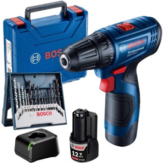 Parafusadeira Furadeira 12V GSR 120-LI com Bateria Carregador Bivolt e Estojo de Brocas 15 Pçs BOSCH em Oferta na Shopee