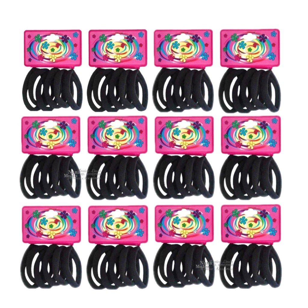 Kit 24/72/144/288 Elásticos de Cabelo rabicó Para Cabelo Xuxinha Elastico feminino