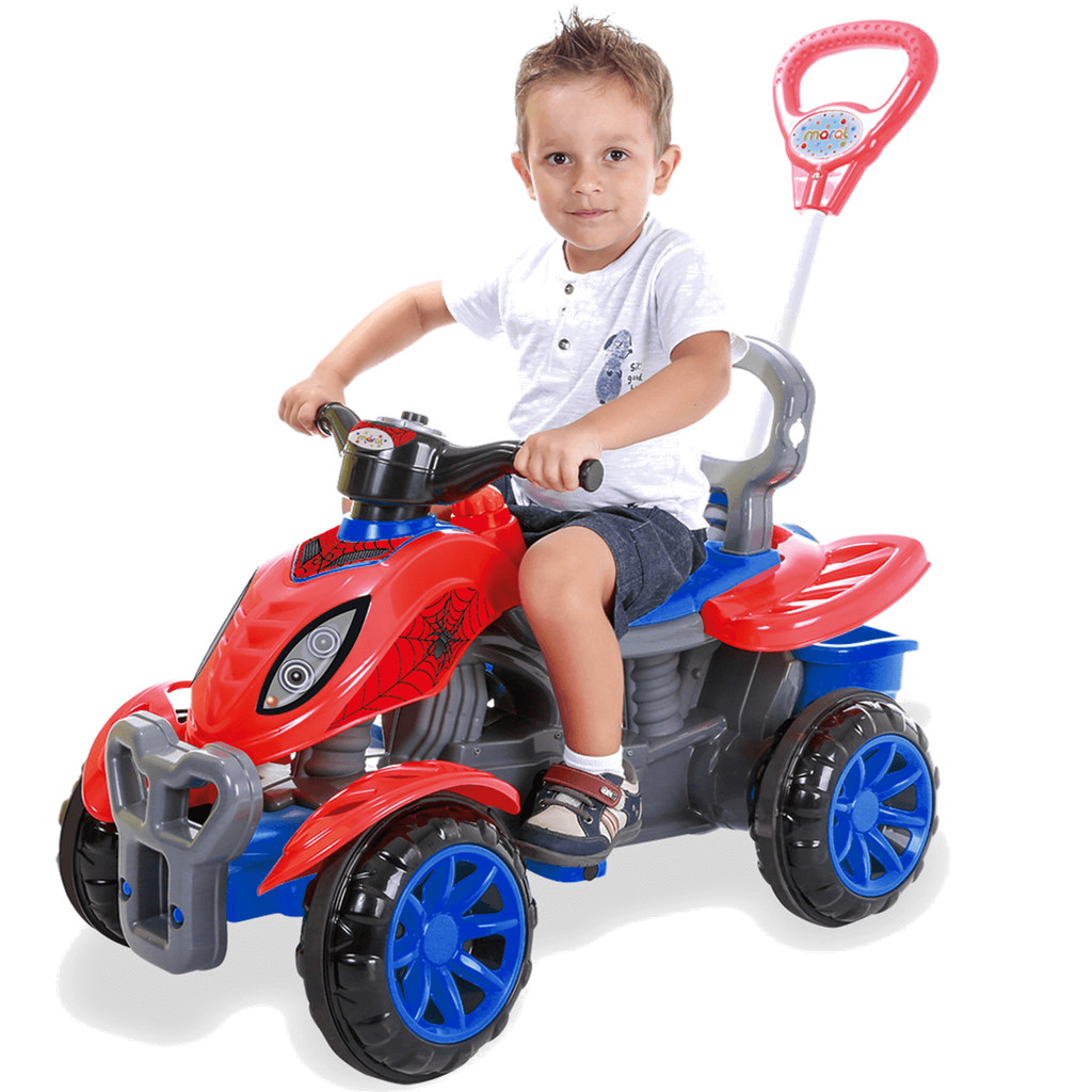 Carrinho de Passeio e Pedal Maral Quadriciclo Spider 30kg em Oferta na Shopee