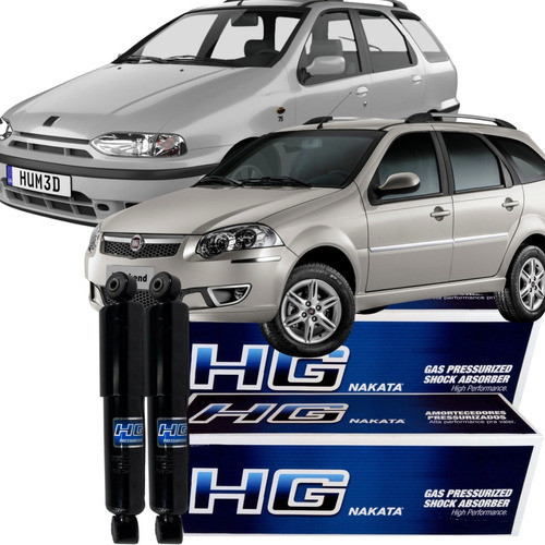 Amortecedor Traseiro Nakata Fiat Palio Weekend 2001 A 2012 em Oferta na Shopee