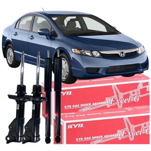Kit 04 Amortecedor Dianteiro Traseiro Civic 1.8 16v 2006 A 2012 em Oferta na Shopee