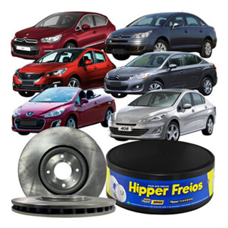 Par Disco Freio Dianteiro Ventilado C4 Lounge Pallas Vtr em Oferta na Shopee