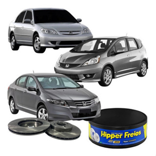 Disco Freio Dianteiro Ventilado City Civic Fit 1991 À 2014 em Oferta na Shopee