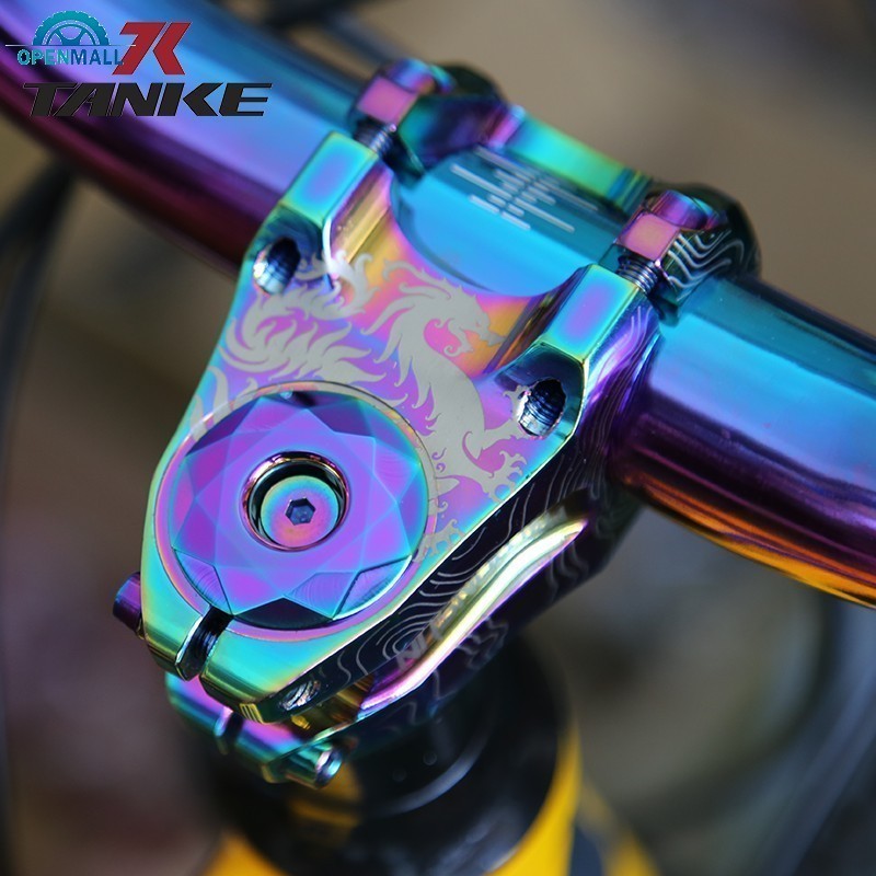 TANKE honsun Haste De Bicicleta De Alta Resistência CNC 31.8 * 28.6MM Enduro AM/XC MTB Mountain Bike oli slick