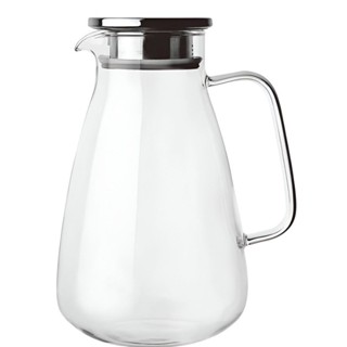 Jarra Twinkle de Vidro Borosilicato com Tampa em Aço Inox 2,2L - Fracalanza em Oferta na Shopee