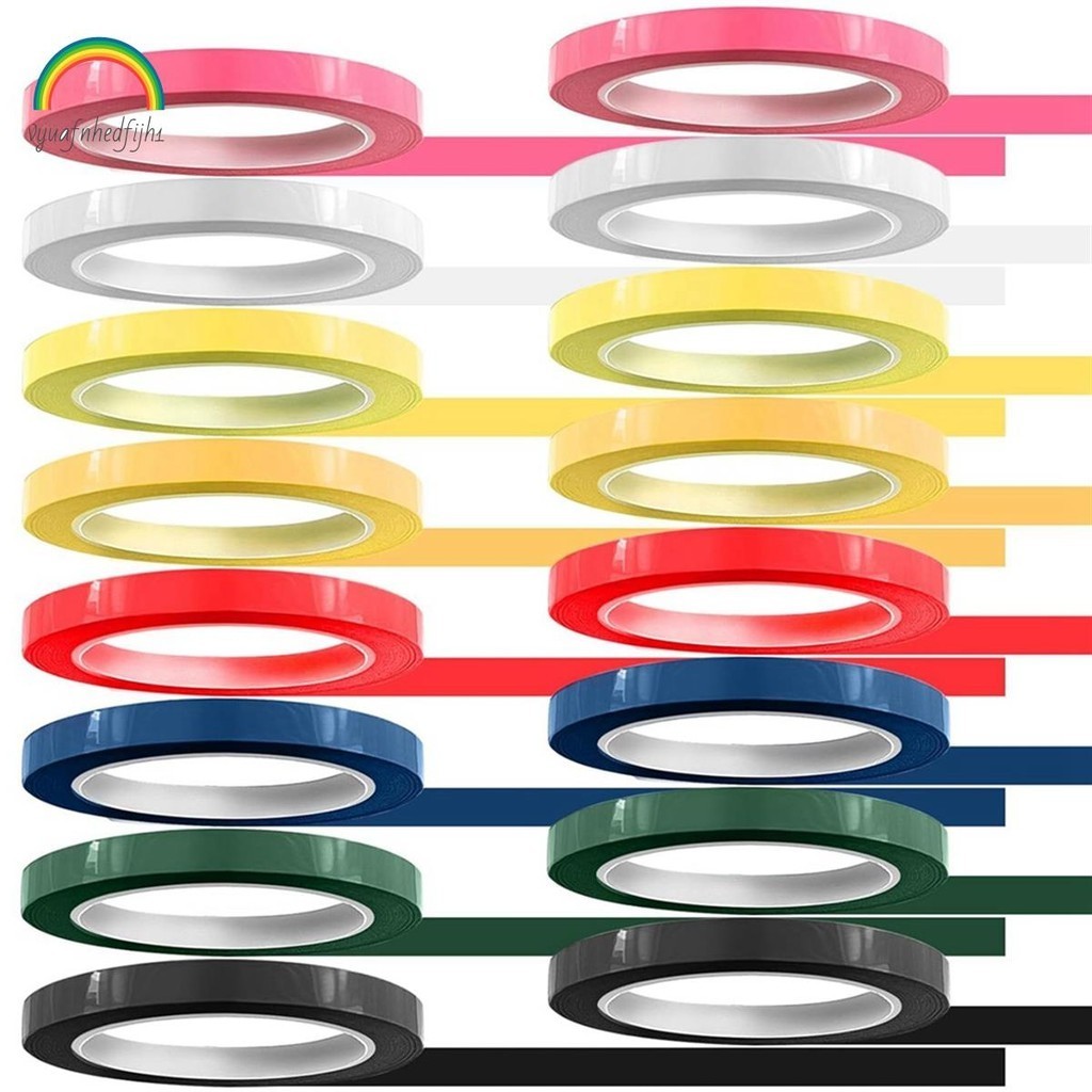 16 Rolos De Fita Adesiva De Mascaramento Para Identificação De Instrumentos , 216 Ft/L X 0,4 In/W Colors Autoclave Tape-Autoclavável 270 ° F (8 Cor)