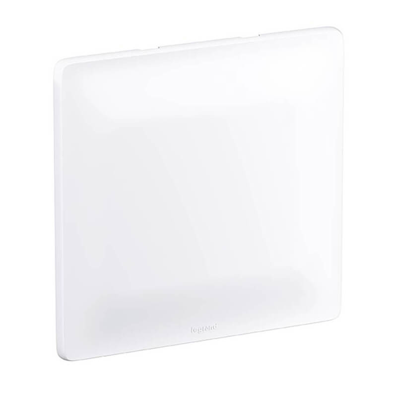 Placa Cega Com Suporte 4x4 Branco PIAL Zeffia Legrand