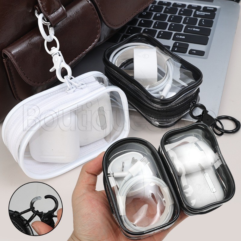 [Featured] Saco De Armazenamento De Cabos De Dados-Organizador De Maquiagem-Estojo De Toucador-Bolsa Para Jóias-Porta-Doméstico , À Prova De Poeira , Portátil , Impermeável Decoração De Bonecas-Acessórios De Viagem