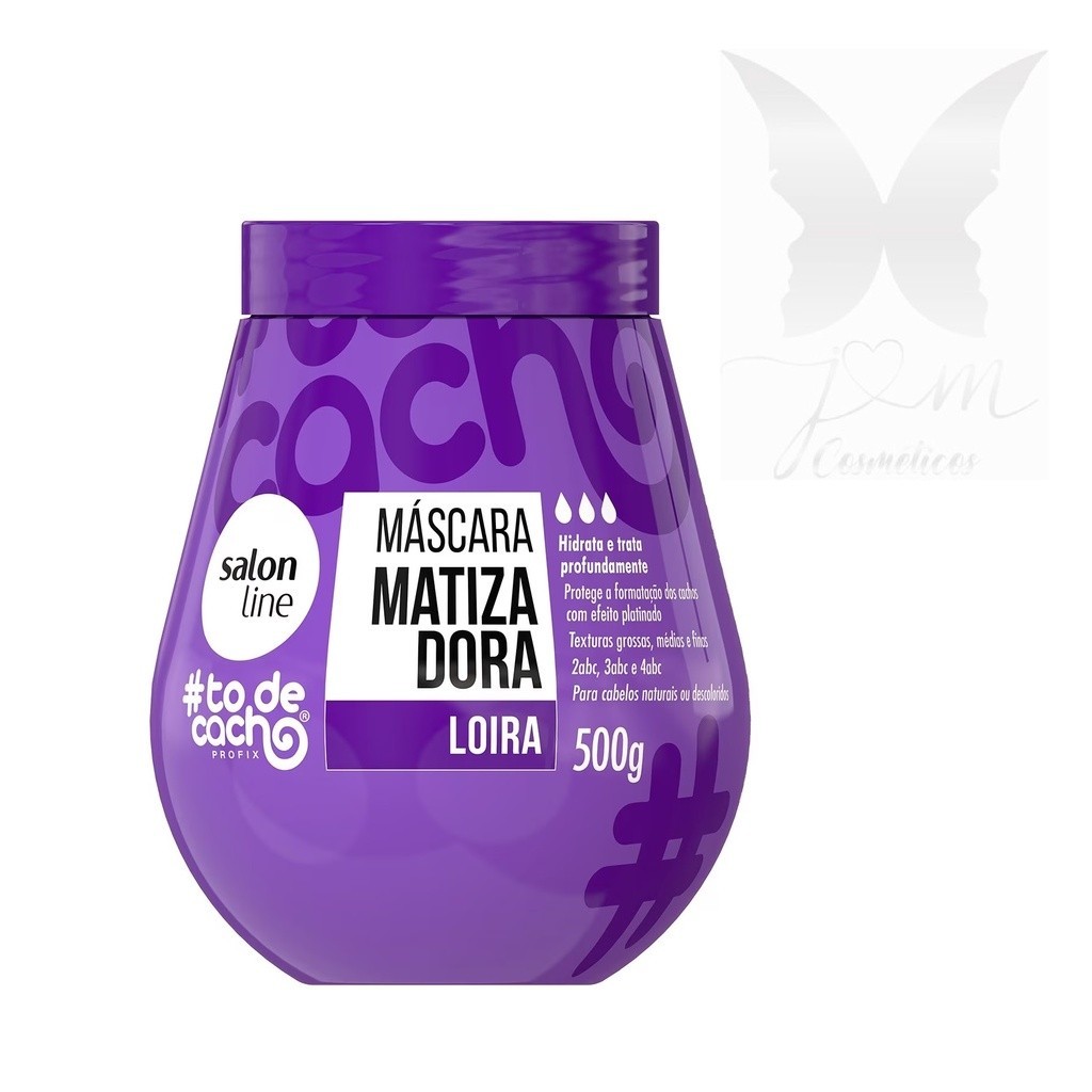 Máscara Matizadora Roxa Salon Line  #todecacho Loira 500g