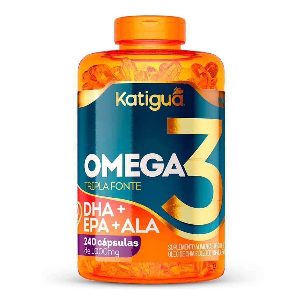 OMEGA 3 TRIPLA FONTE 1000MG 240 CÁPSULAS em Oferta na Shopee