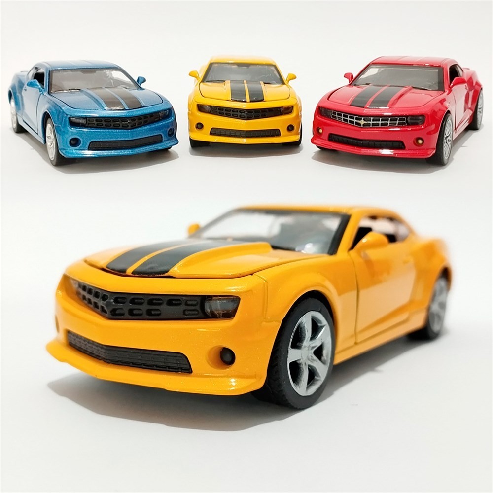 Camaro Miniatura a Fricção Carrinho Brinquedo de Menino Carro Esportivo Colecionável Esportivo