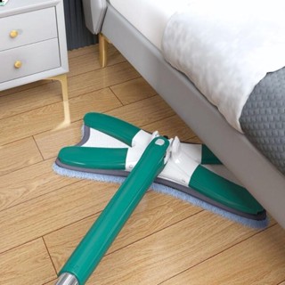 Esfregão Giratório Lava E Seca Torção Microfibra Multiuso Limpeza de Piso Cozinha Limpa Ro...