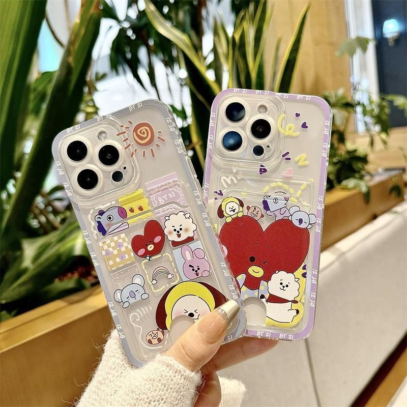 Capa Bonita E Engraçada Bts De Cartão À Prova De Choque Para Samsung A51 A52 A52S A53 A50S A50 A34 A35 A30S A54 A55 A71 4G A72 A73 5G M31 M21 M23 M33 M30 M31S M52 M53 5G