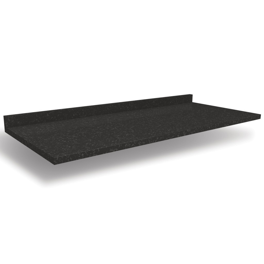 Tampo para Balcão 120 cm 100% Mdf S515 Preto Brilho - Kappesberg em Oferta na Shopee
