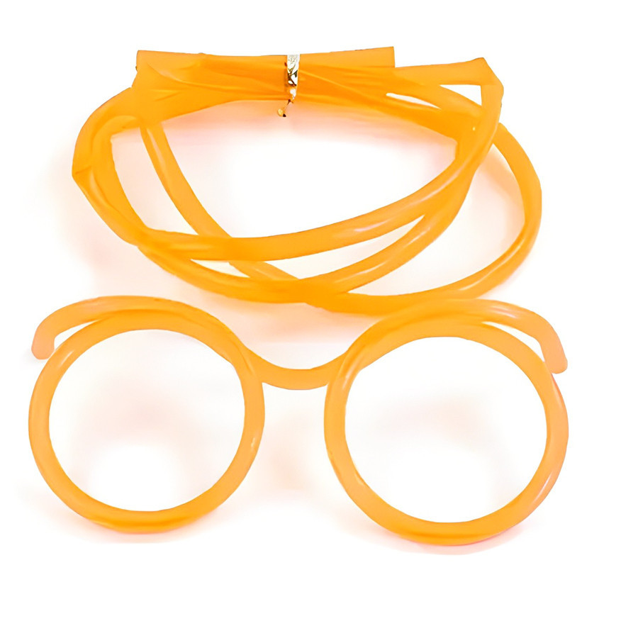 Óculos Canudo - Laranja - 1 unidade - Cromus - Rizzo