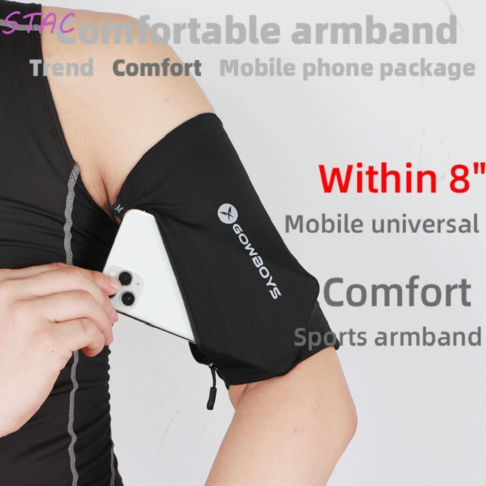 STAC Phone Bolsa Com Braçadeira , Para Celular Leve De Corrida Alto Elástico Respirável Esportes Ao Ar Livre