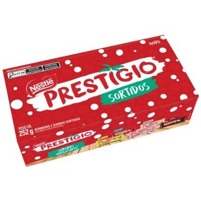 Caixa de bombons Prestígio sortidos 252g da Nestlé