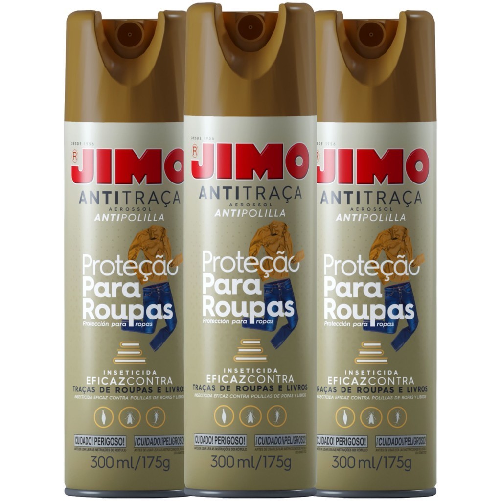 KIT Jimo 3 Antitraça Aerossol 300ml em Oferta na Shopee