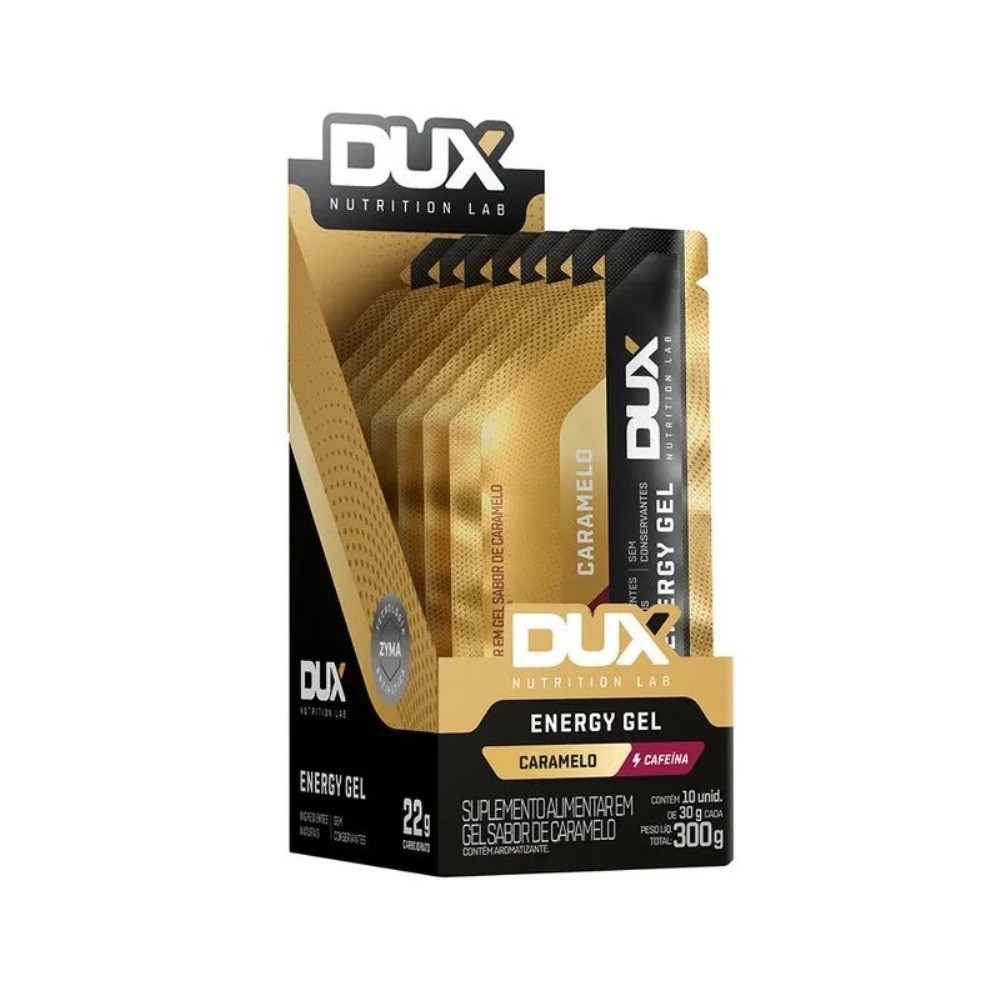 Energy Gel com Cafeína 10un de 30g cada - Dux Nutrition Lab