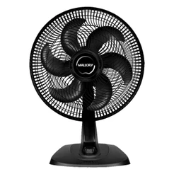Ventilador Mesa Mallory Fresh TS 40cm com 3 Velocidades Preto