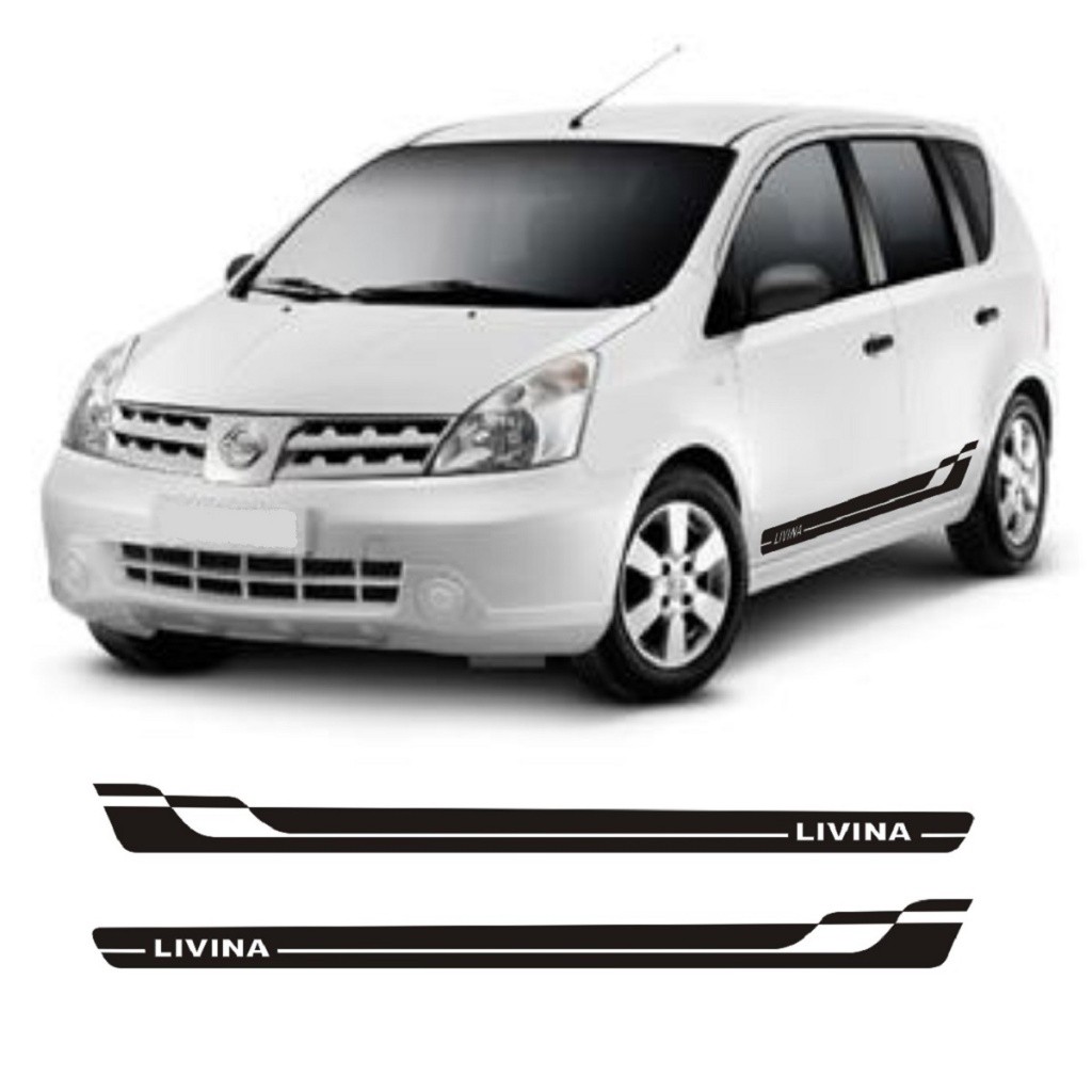 Adesivo Lateral Para Nissan Livina Faixa Lv1 Tuning Fita Colante
