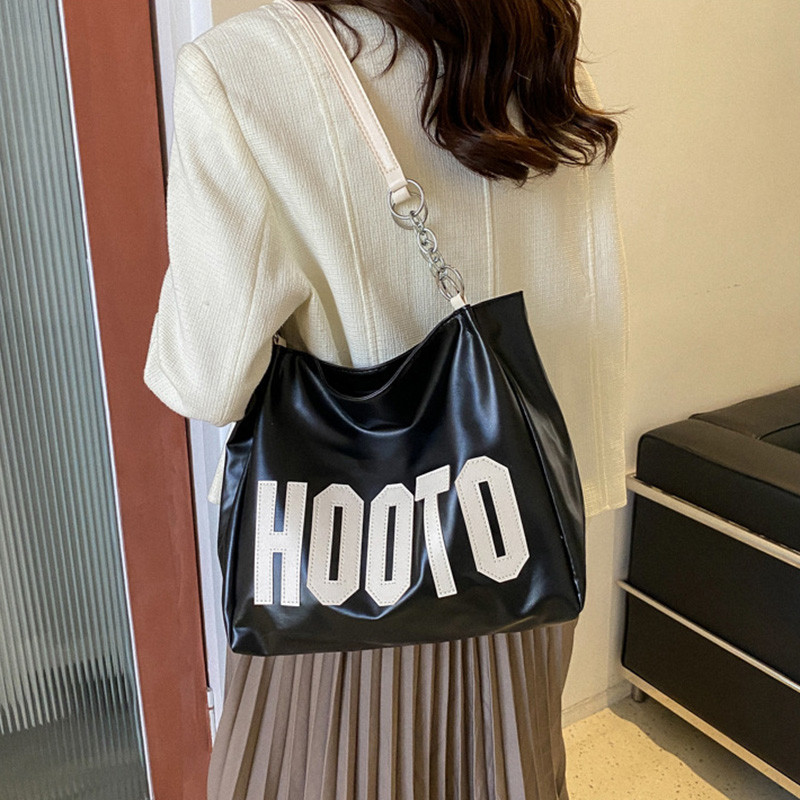 Bolsa Tote PU Premium Acabamento Luxuoso - Dupla Alça Resistente & Design Moderno