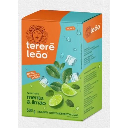 Tereré Menta & Limão Leão 500g – Erva-Mate Refrescante, Natural e Ideal para Dias Quentes 🍋❄️