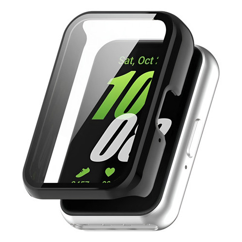 Case Película Proteção Para Samsung Galaxy Fit 3 Smartwatch
