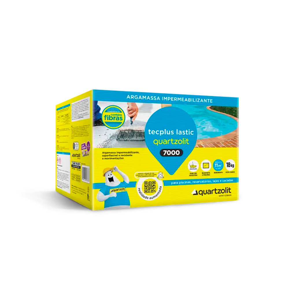 Impermeabilizante Tecplus Lastic 7000 Caixa 18kg Quartzolit em Oferta na Shopee