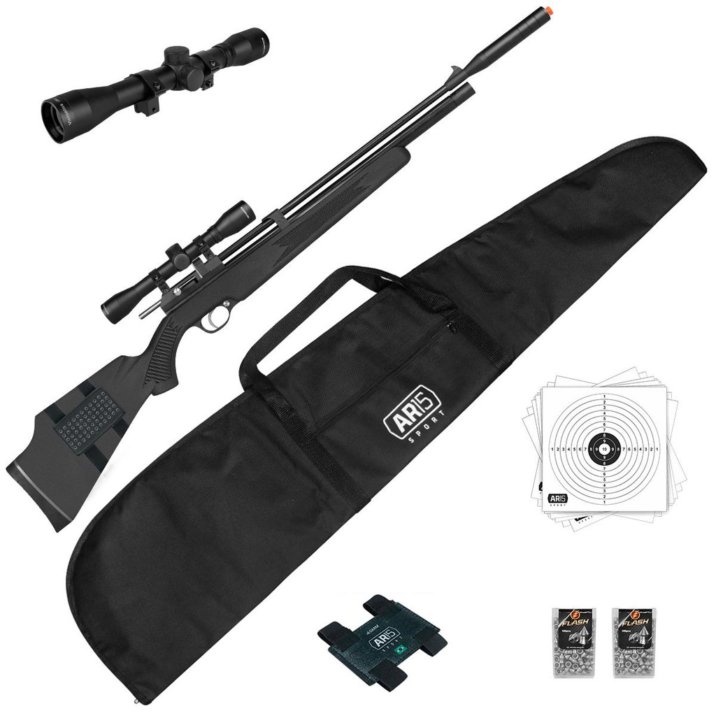 Espingarda Artemis PCP PR900S + Luneta 4x32 + Magzine 7tiros em Oferta na Shopee