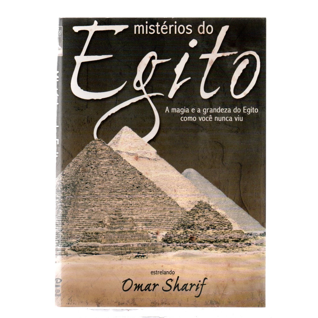 DVD MISTERIOS DO EGITO : OMAR SHARIF