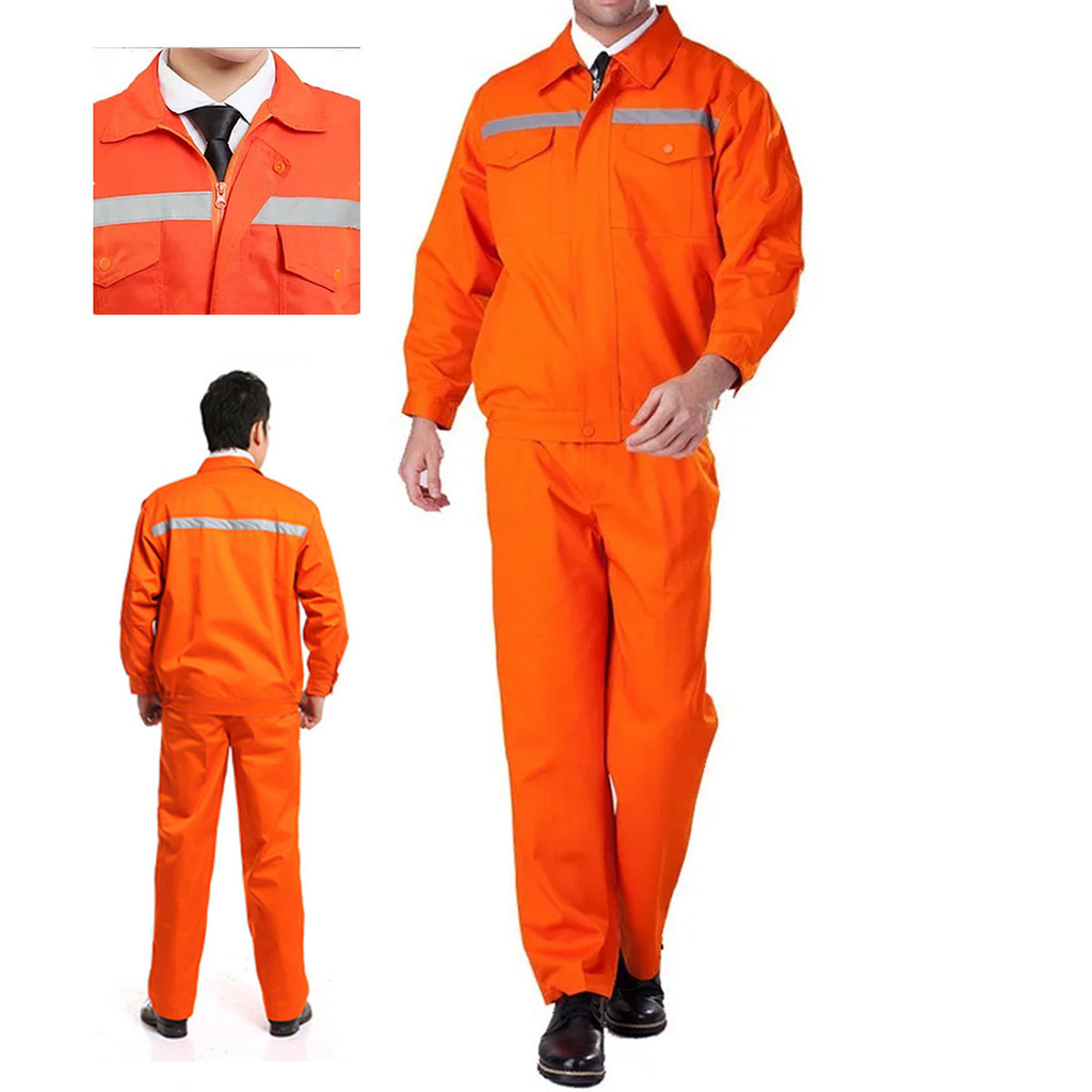 Conjunto Uniforme EPI Faixa Refletiva Segurança do Trabalho Obra Eletricista Mecanico Operario Construçao Fabrica