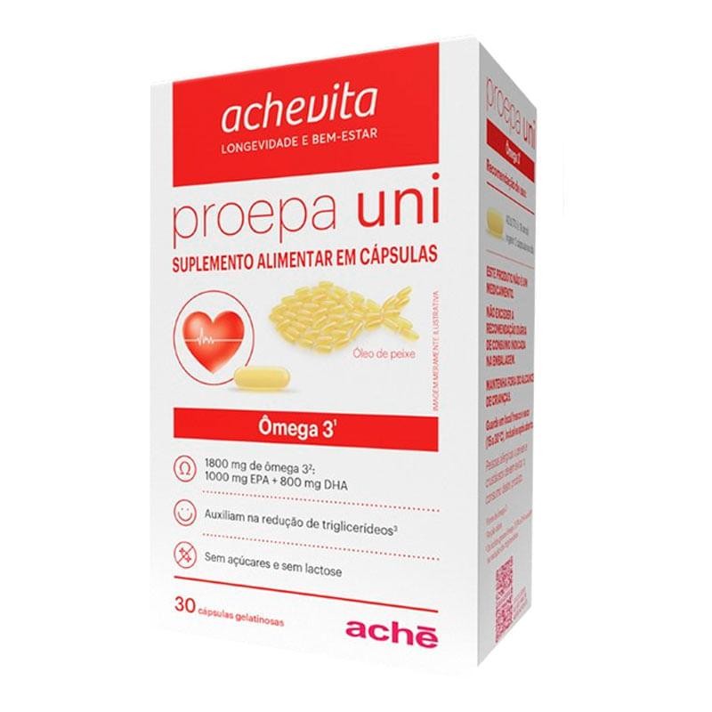 Suplemento Alimentar Proepa Uni 30 Cápsulas Gelatinosas em Oferta na Shopee