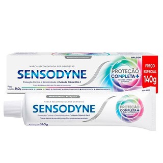 Creme Dental Sensodyne Proteção Completa+ 140g em Oferta na Shopee