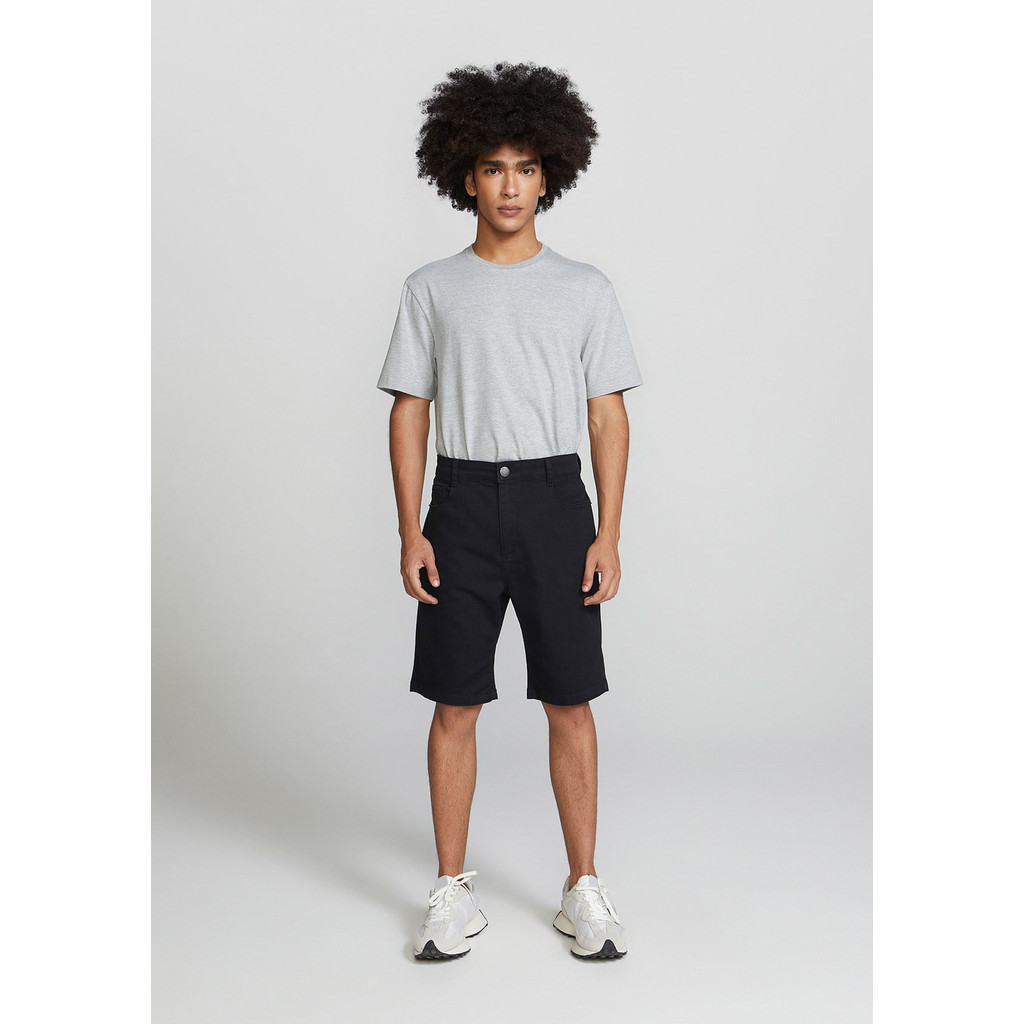 Bermuda Jeans Masculina Reta Soft Touch Hering
