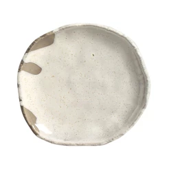 Conjunto com 4 Pratos de Sobremesa Orgânico Eco Pampa Ø19cm