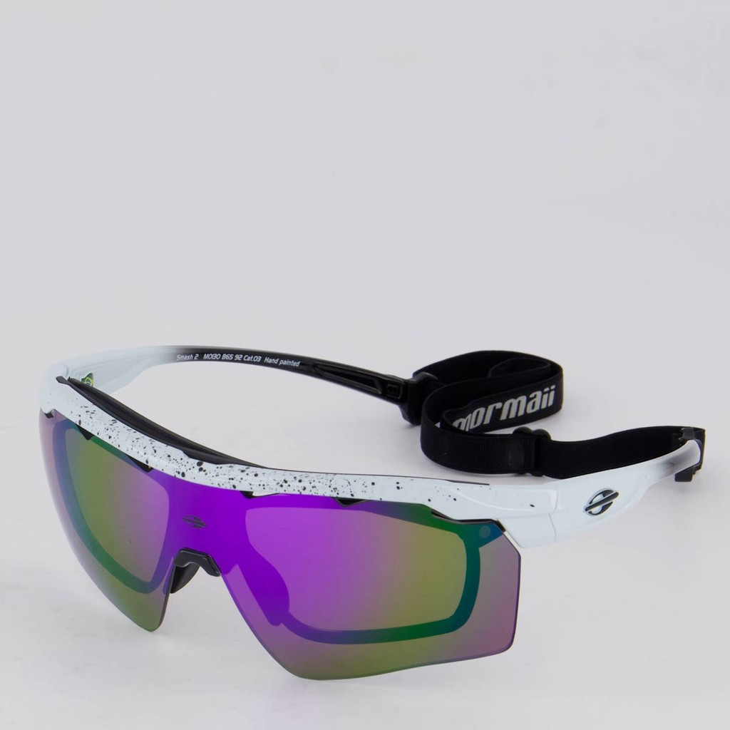 Óculos de Sol Mormaii Smash 2 Branco e Preto