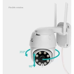 Câmera Externa Ip Prova D'água Infravermelho Externa Wifi Hd