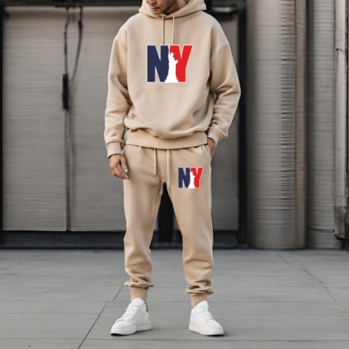 conjunto moletom calça moletom e  blusa  , estampada NY estatua da liberdade  lançamento exclusivo ,casual e academia