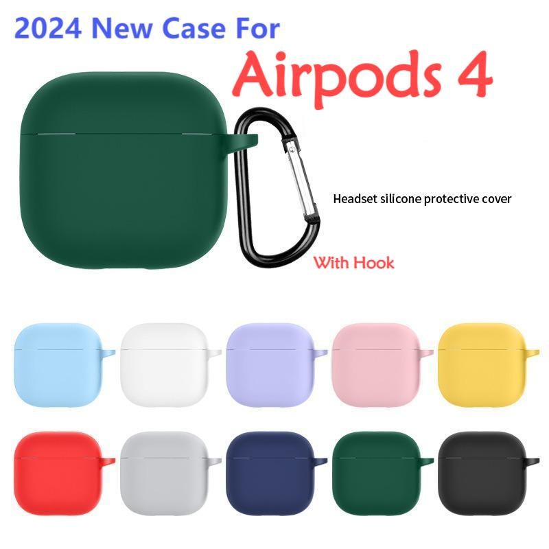 Capinha AirPods protetora de silicone para airpods 4 2024 Fone Bluetooth Qualidade Premium