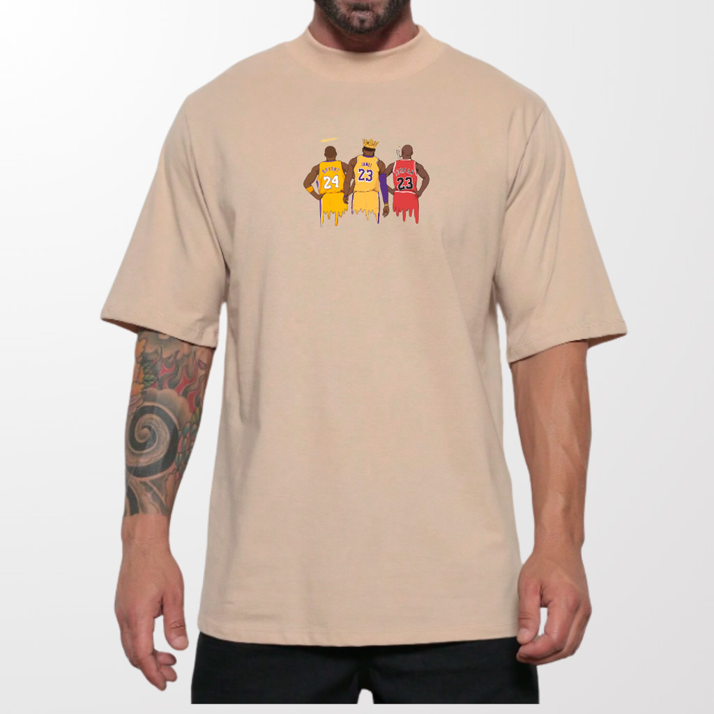 Camiseta Streetwear Oversized Time Basquete