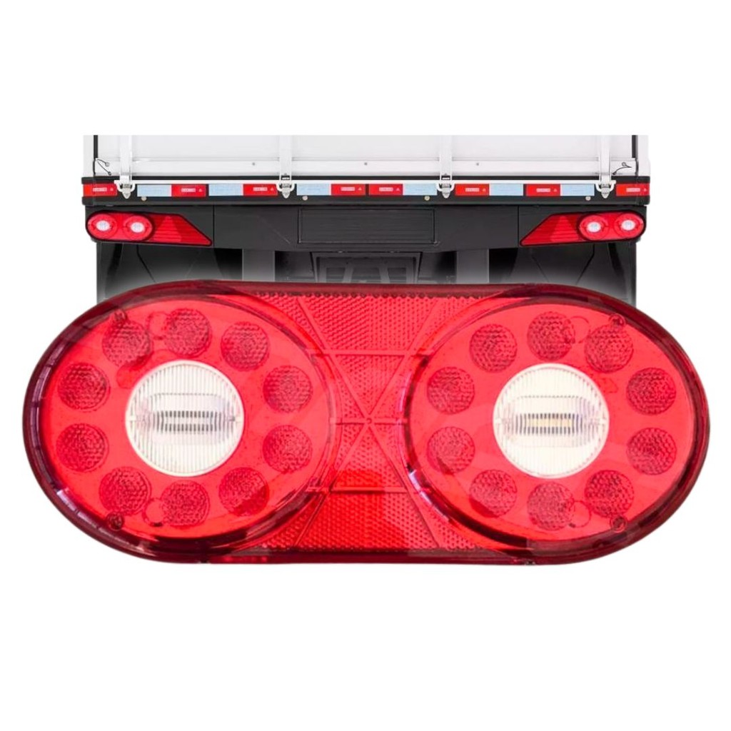 Lanterna Traseira Led Bivolt 12/24 Universal Para Caminhão Carreta Randon Implemento Após 2013 Gauer