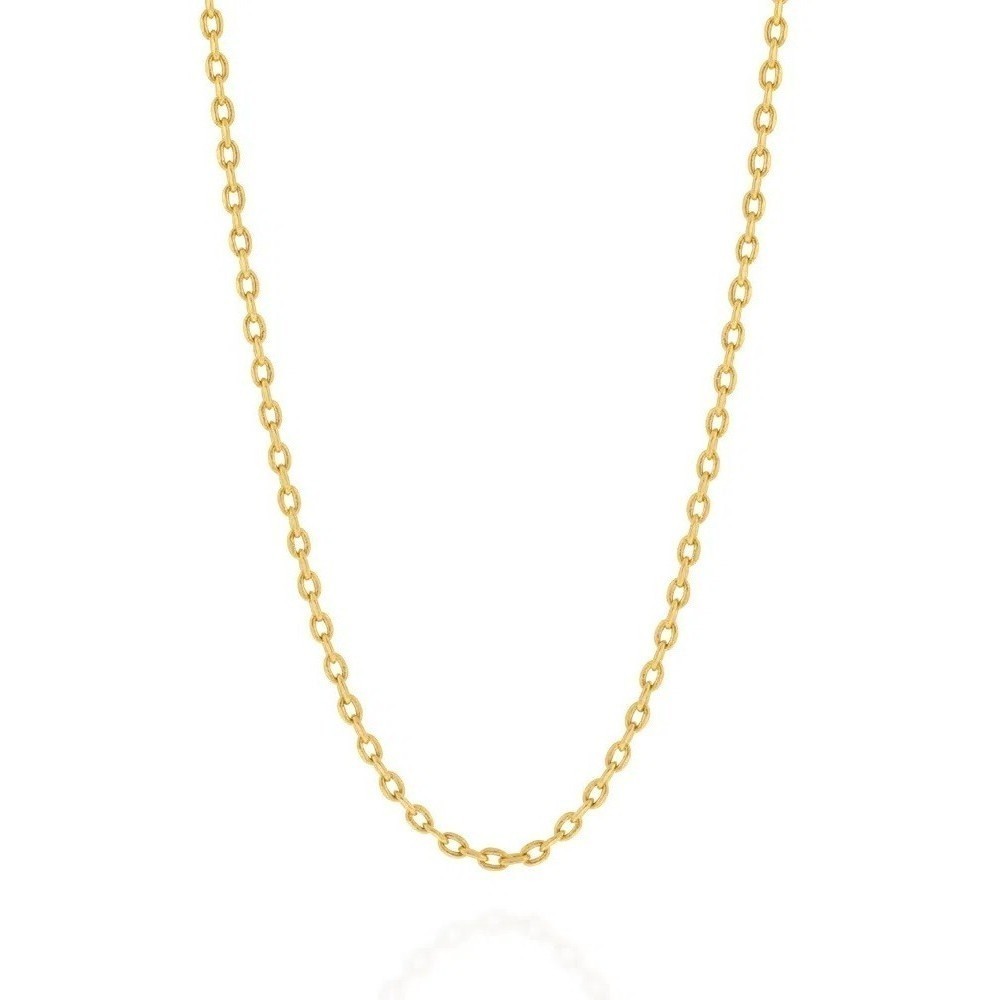 Cordão Rommanel Feminino Fio Cadeado Folheado A Ouro 530432 em Oferta na Shopee