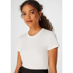 Blusa Cropped Feminina Canelada Básicos Do Brasil Hering