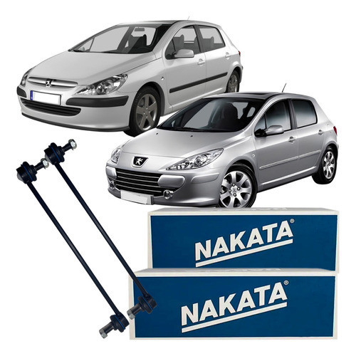 Par Bieleta Suspensão Dianteira Peugeot 307 2002 Á 2011 em Oferta na Shopee